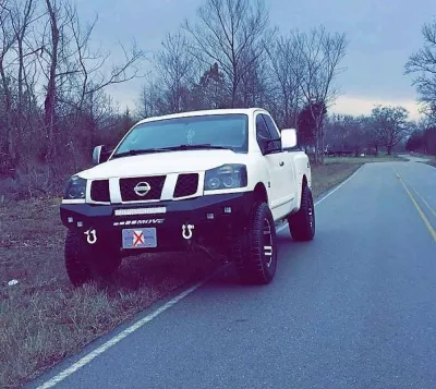 NISSAN TITAN 2003-2015 with CLASSIC FRONT Weld It Yourself STANDARD installed