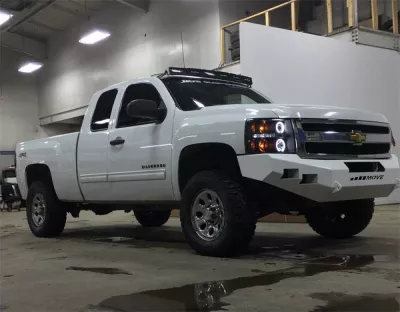 CHEVY 1500 2007.5-2013 with CLASSIC FRONT Weld It Yourself STANDARD installed