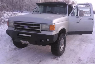 FORD F250-350 1987-1991 with CLASSIC FRONT Weld It Yourself STANDARD installed