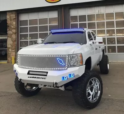 CHEVY 1500 2007.5-2013 with CLASSIC FRONT Weld It Yourself STANDARD installed