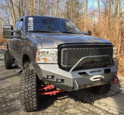 FORD F250-350 2005-2007 with CLASSIC FRONT Weld It Yourself Offroad installed