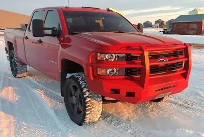 CHEVY 2500-3500HD 2015-2019 with CLASSIC FRONT Weld It Yourself STANDARD installed