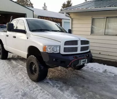DODGE 2500-3500 2003-2005 with CLASSIC FRONT Weld It Yourself Offroad installed
