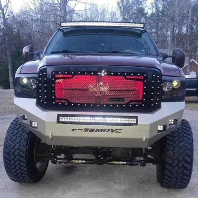 FORD F250-350 2005-2007 with CLASSIC FRONT Weld It Yourself STANDARD installed