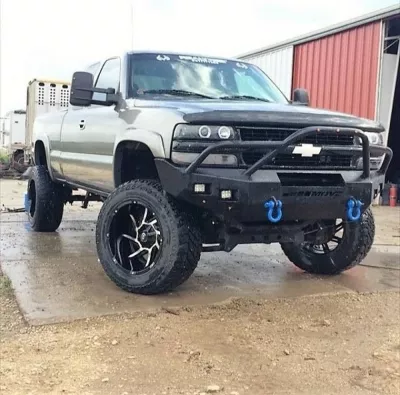 CHEVY 2500 1999-2002 with CLASSIC FRONT Weld It Yourself STANDARD installed