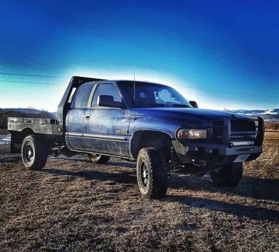 DODGE 2500-3500 1994-2002 with CLASSIC FRONT Weld It Yourself STANDARD installed