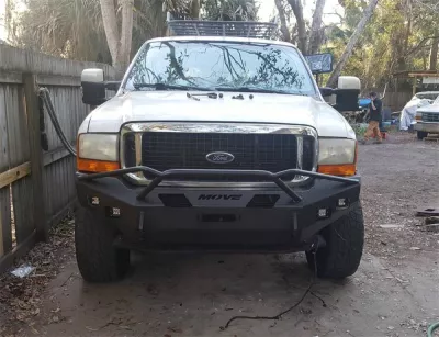 FORD EXCURSION 1999-2004 with CLASSIC FRONT Weld It Yourself Offroad installed