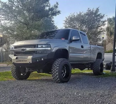CHEVY 2500-3500HD 1999-2002 with CLASSIC FRONT Weld It Yourself STANDARD installed