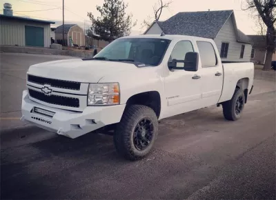 CHEVY 2500-3500HD 2007.5-2010 with CLASSIC FRONT Weld It Yourself STANDARD installed