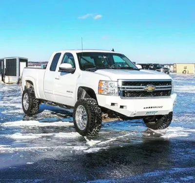 CHEVY 2500-3500HD 2011-2014 with CLASSIC FRONT Weld It Yourself STANDARD installed