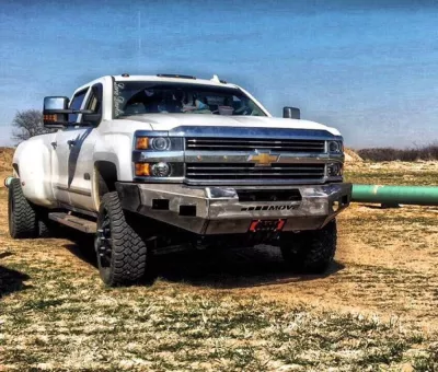 CHEVY 2500-3500HD 2015-2019 with CLASSIC FRONT Weld It Yourself STANDARD installed