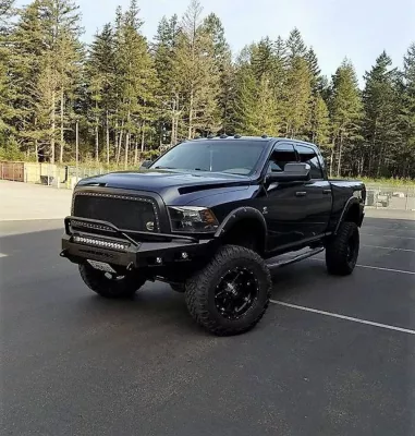 DODGE 2500-3500 2010-2018 with CLASSIC FRONT Weld It Yourself STANDARD installed