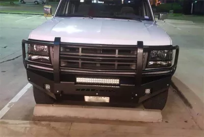 FORD F250-350 1992-1998 with CLASSIC FRONT Weld It Yourself STANDARD installed