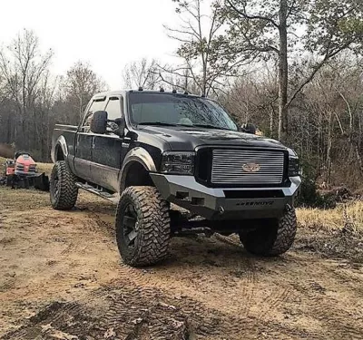 FORD F250-350 2005-2007 with CLASSIC FRONT Weld It Yourself STANDARD installed