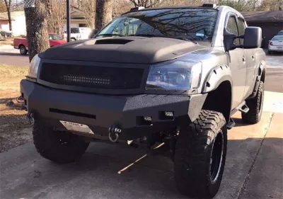 NISSAN TITAN 2003-2015 with CLASSIC FRONT Weld It Yourself STANDARD installed