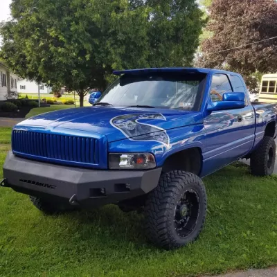 DODGE 2500-3500 1994-2002 with CLASSIC FRONT Weld It Yourself STANDARD installed