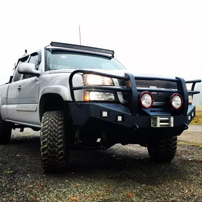 CHEVY 1500HD 2003-2007 with CLASSIC FRONT Weld It Yourself Offroad installed