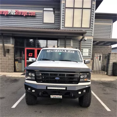 FORD F250-350 1992-1998 with CLASSIC FRONT Weld It Yourself STANDARD installed