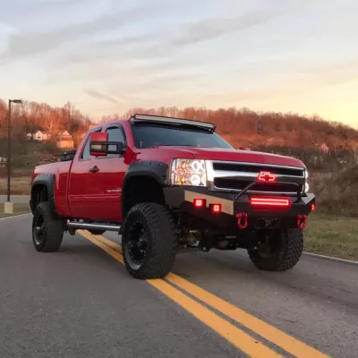 CHEVY 1500 2007.5-2013 with CLASSIC FRONT Weld It Yourself STANDARD installed