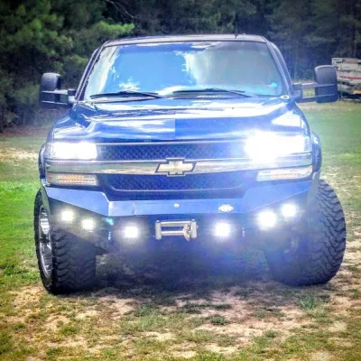 CHEVY 2500-3500HD 1999-2002 with CLASSIC FRONT Weld It Yourself STANDARD installed