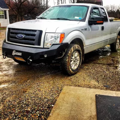 FORD F150 2009-2014 with CLASSIC FRONT Weld It Yourself STANDARD installed