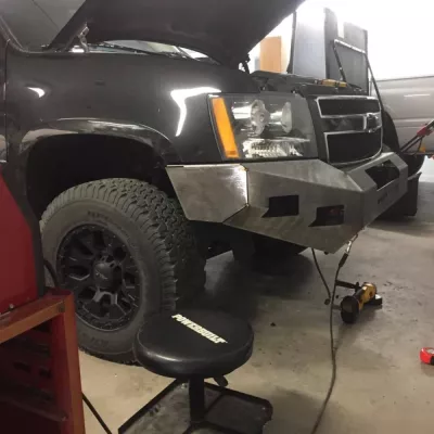 CHEVY SUBURBAN 1500 2007-2014 with CLASSIC FRONT Weld It Yourself STANDARD installed