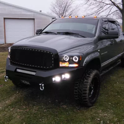 DODGE 2500-3500 2006-2009 with CLASSIC FRONT Weld It Yourself STANDARD installed