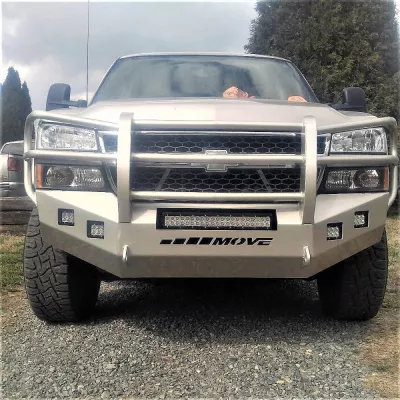 CHEVY 2500-3500HD 2003-2007 with CLASSIC FRONT Weld It Yourself STANDARD installed