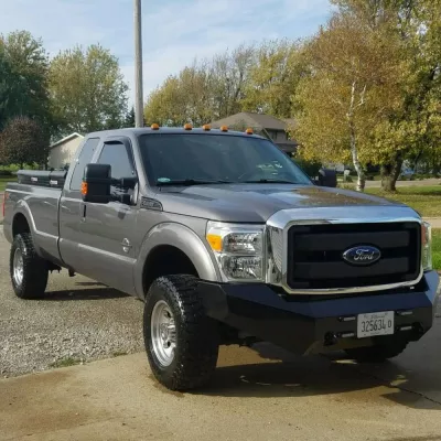 FORD F250-350 2011-2016 with CLASSIC FRONT W.I.Y.KIT STANDARD installed