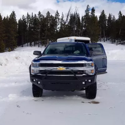 CHEVY 2500-3500HD 2015-2019 with CLASSIC FRONT Weld It Yourself STANDARD installed