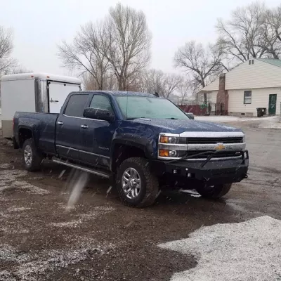 CHEVY 2500-3500HD 2015-2019 with CLASSIC FRONT Weld It Yourself STANDARD installed