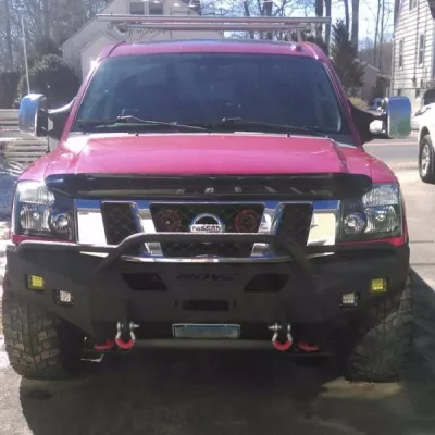 NISSAN TITAN 2003-2015 with CLASSIC FRONT Weld It Yourself Offroad installed