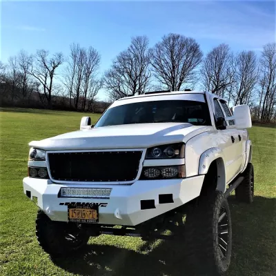 CHEVY 2500-3500HD 2003-2007 with CLASSIC FRONT Weld It Yourself STANDARD installed