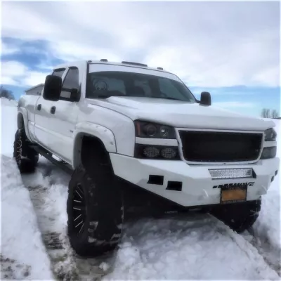CHEVY 2500-3500HD 2003-2007 with CLASSIC FRONT Weld It Yourself STANDARD installed