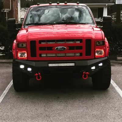 FORD F250-350 2008-2010 with CLASSIC FRONT Weld It Yourself STANDARD installed