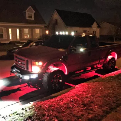 FORD F250-350 2008-2010 with CLASSIC FRONT Weld It Yourself Offroad installed