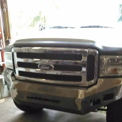 FORD F250-350 2005-2007 with CLASSIC FRONT Weld It Yourself STANDARD installed