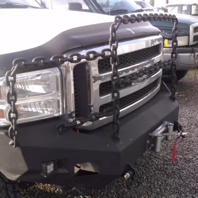 FORD F250-350 2005-2007 with CLASSIC FRONT Weld It Yourself Offroad installed