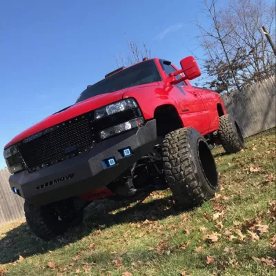 CHEVY 2500 1999-2002 with CLASSIC FRONT Weld It Yourself STANDARD installed