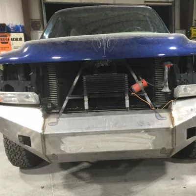 CHEVY 2500-3500HD 1999-2002 with CLASSIC FRONT Weld It Yourself STANDARD installed
