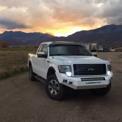 FORD F150 2009-2014 with CLASSIC FRONT Weld It Yourself STANDARD installed