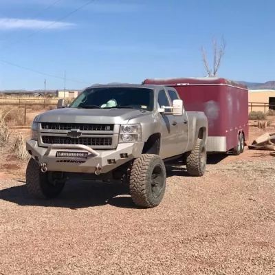CHEVY 2500-3500HD 2007.5-2010 with CLASSIC FRONT Weld It Yourself STANDARD installed