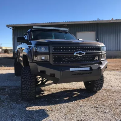 CHEVY 1500 2014-2015 with CLASSIC FRONT Weld It Yourself STANDARD installed