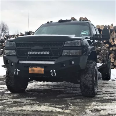 CHEVY 2500-3500HD 2003-2007 with CLASSIC FRONT Weld It Yourself STANDARD installed