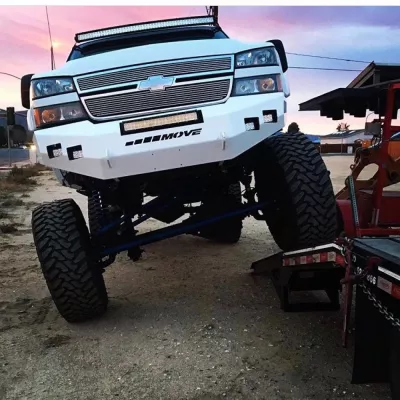 CHEVY 2500-3500HD 2003-2007 with CLASSIC FRONT Weld It Yourself STANDARD installed