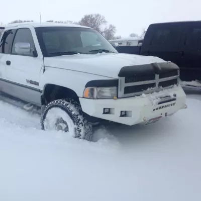 DODGE 2500-3500 1994-2002 with CLASSIC FRONT Weld It Yourself STANDARD installed