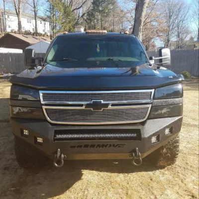 CHEVY 2500-3500HD 2003-2007 with CLASSIC FRONT Weld It Yourself STANDARD installed