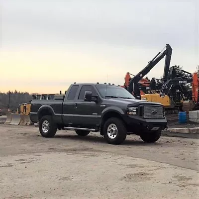 FORD F250-350 2005-2007 with CLASSIC FRONT Weld It Yourself STANDARD installed