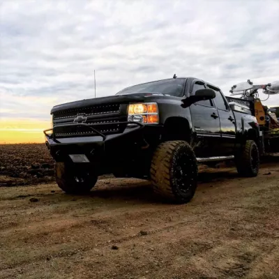 CHEVY 2500-3500HD 2007.5-2010 with CLASSIC FRONT Weld It Yourself STANDARD installed