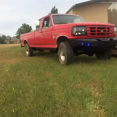 FORD F250-350 1992-1998 with CLASSIC FRONT Weld It Yourself Offroad installed